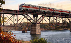 Photo Art Print The Tippecanoe crossing the Tippecanoe River at Monticello, IN