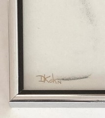 Super Rare 1980’s Male Nude Model Triptych Listed SF Artist DENNIS KOHN