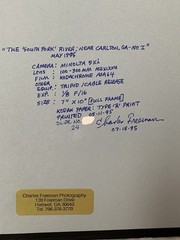 Original Photograph by Charles Freeman Signed w/Mat Board