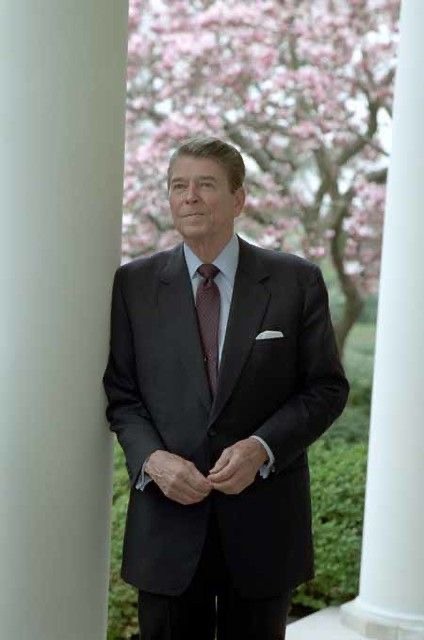 Ronald Reagan 8×10 Photo President Reagan Portrait Vintage White House 40th USA