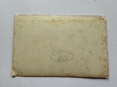 orig. CDV photo lithograph around 1860 Rorschach port Dikenmann Zurich