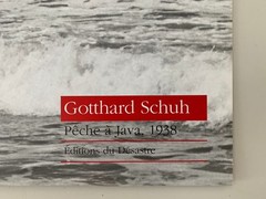 GOTTHARD SCHUH,’FISHING IN JAVA,1938′ RARE AUTHENTIC 1990 ART PHOTO PRINT