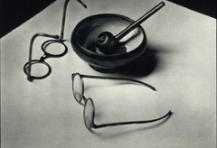 1926 1972 Andre Kertesz Mondrian’s Glasses & Pipe Paris Art Photo Photogravure
