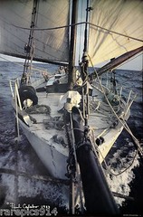 Sailing A Colin Archer Off Maine By Paul Calabro Original 1983 Photo Lithograph