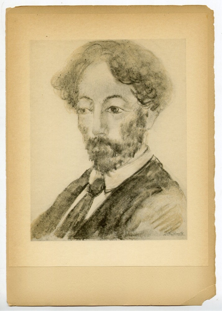 Abraham Walkowitz «A Walkowitz Portrait» 1913 CameraWork XLIV Plate IV Collotype