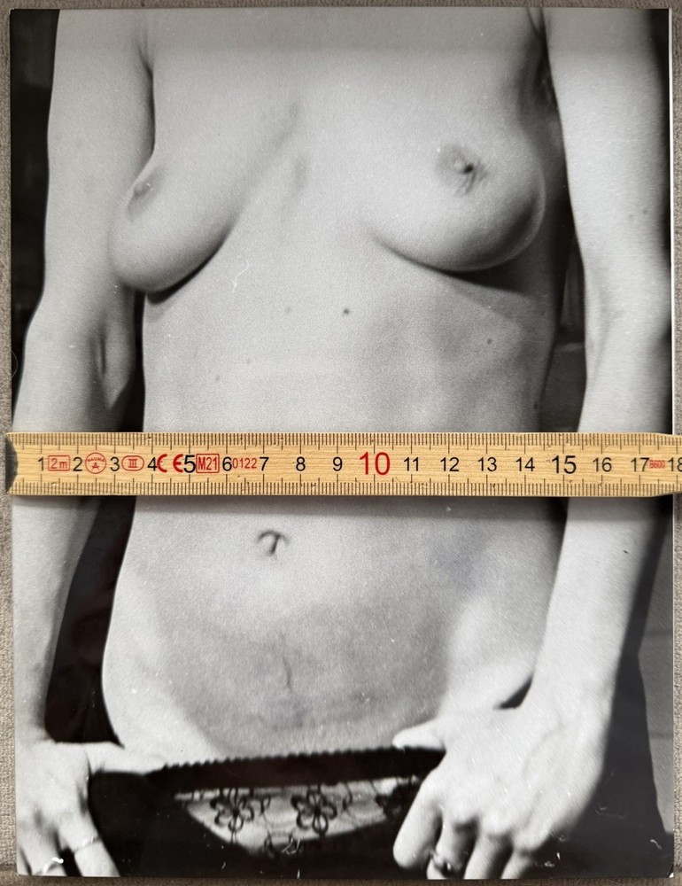 Vintage Nude Photography, Black and White Art Photo, Rare Collection