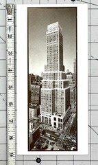 Horst Hamann (b. 1958) Art Photo Print Card – Nelson Tower NYC New York