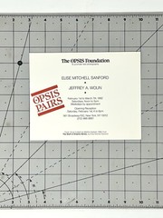 ELISE MITCHELL SANFORD (1930-2018) Art Show Announcement Card 1992