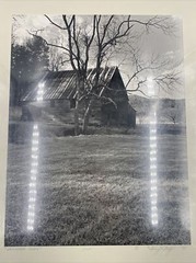VTG Photography Artwork Weathered Barn Rustic Matted Wall Art 92’- Signed