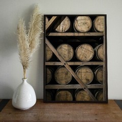 Bourbon Barrel Wall Art Photo Print, Whiskey Fine Art, Man Cave Wall Art Decor