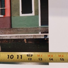Dry Matted Photo of Burano Venice Italy Signed & Numbered 20″ x 18″