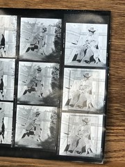 NEWLY FOUND Hendrickson PHOTO Contact Sheet Proof & Negs JUST A COWBOY & HIS DOG