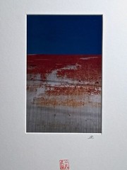 SIGNED VINTAGE ABSTRACT SURREAL MODERNIST STUDY COLOR PHOTOGRAPH
