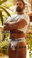 MALE PORTRAIT#0123-844- -free shipping in usa