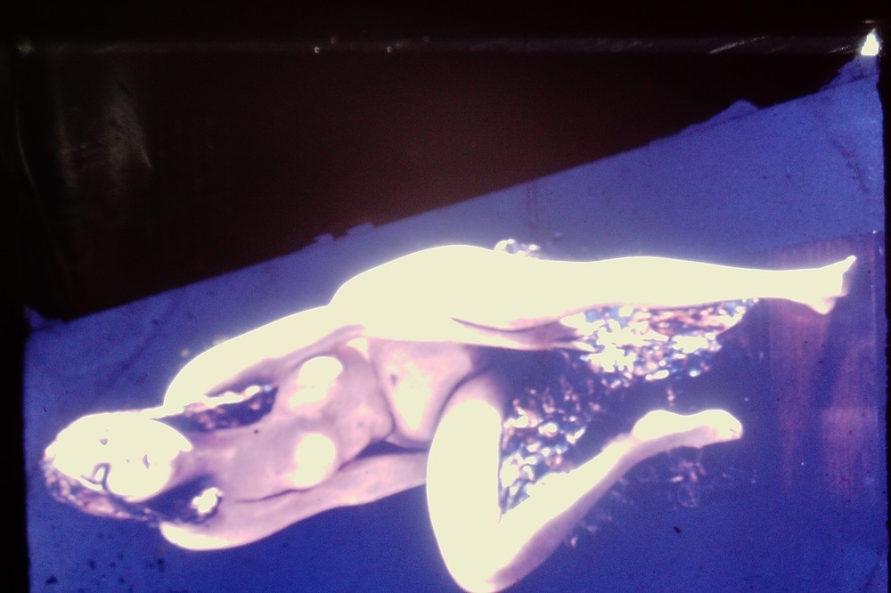 Vintage Art History 35mm Glass Slide F. Gallo Figure