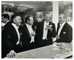 Slim Aarons print/photograph, The Four Kings of Hollywood, pristine Condition