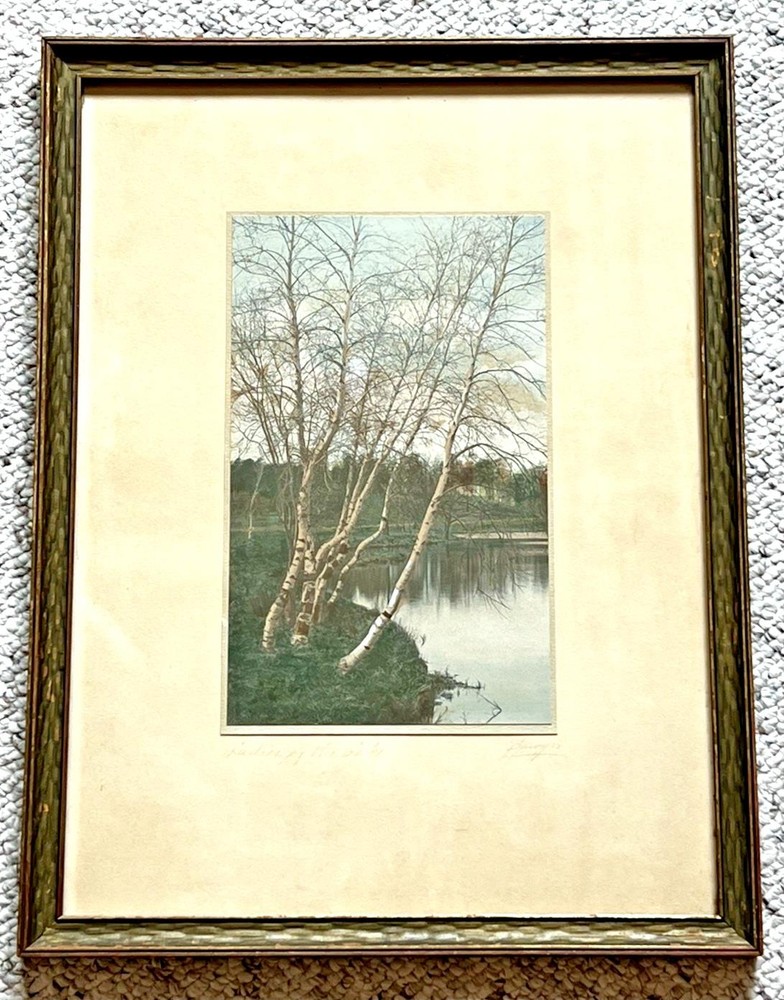 Charles Sawyer «Ladies Of The Lake» Hand Colored Photo Nutting Peer