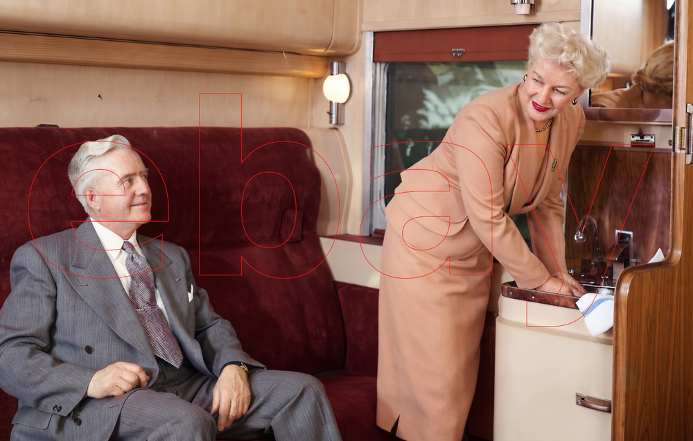 Photo Art Print of a Pullman compartment on a Union Pacific streamliner 1950’s