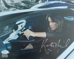 KATE BECKINSALE *-*-* Actress Hand Signed Autograph JSA COA