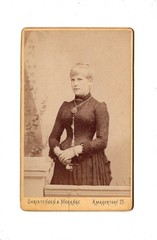 CDV Photo Lady Portrait / Fine Lady with Dedication – Copenhagen 1885