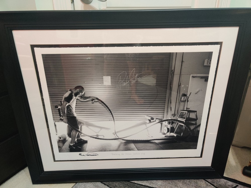 UFC Randy Couture Autographed Fine Art By Eric Williams #6/10 Limited Edition