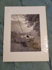8 By 10 Matted Sailboat Photograph. Abandoned