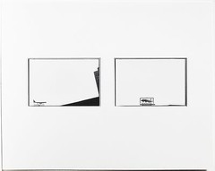 Nathan LYONS: Notations in Passing, 1968-69 / 2 Silver Prints /Ptd 1982/ SIGNED!