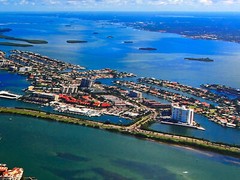Clearwater Beach, Florida Aerial Color Photography On Canvas Large 32” X 52”