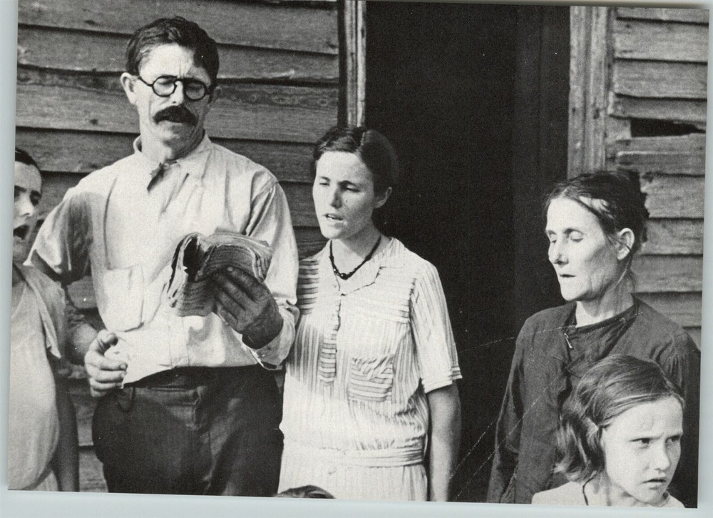 1938 Walker Evans Alabama Family Sings Hymns Americana Original Photo Gravure