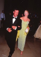 Dia Sylvester Stallone and Jennifer Flavin 1996 KB Format Photographer P10-5-3-1