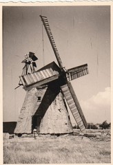 Photo Old Windmill Mill Unknown Location