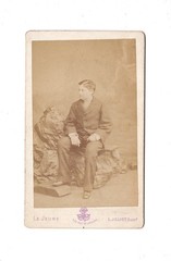 Le Jeune / L. Joliot CDV Photo Fine Boy – Paris Circa 1870