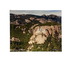 Aerial Photo of Mt. Rushmore and the Black Hills in South Dakota Print 8×10