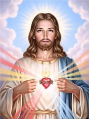 jesus christ wall art 8*10 religious christian faith god home decor print jesus