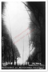 1906 Gas Well Fire In Caney Kansas Silver Halide Photo