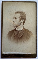 orig. CDV photo photograph man gentleman picture old fashion around 1889 Geneve