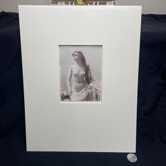 OTTO SCHMIDT NUDE STUDY – 1897 photographic study of a beautiful nude model by A