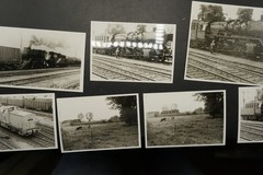 Photo Steam Locomotive Bundle Lot GDR Railway Train Diesel Wittenberge 111 Track 50 Old