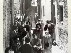Orig Barite Photo 30x20cm Circa 1958 Composer Gian Carlo Menotti in Spoleto 2