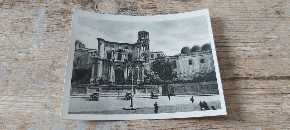 old b/w LEPORELLO PHOTO ITALY SICILY PALERMO CHIESA DELLA MARTORANA
