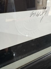 Michael Walsh Framed Signed Photograph Easkey Co. Sligo Ireland 19 1/4”x14 1/2”