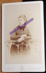 Standing Girl – Young Woman / Circa 1860/70s CDV Le Jeune Paris