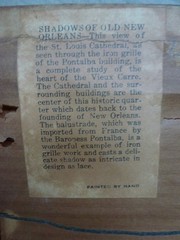 Vintage Original C Bennette Moore Hand Colored Photo Shadows Of Old New Orleans