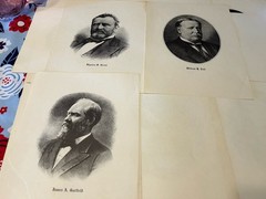 Vintage FIRST 35 presidents 8 By 10 Black and white Photos