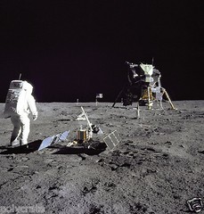 Poster Photo NASA – Apollo 11 The Moon – Buzz Aldrin Lunar Module Eagle – 1969