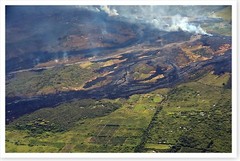 2018 Kilauea Volcano Eastern End Fissure Complex 8×12 Aerial Silver Halide Photo