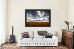Scenic Sky Photography Print: Texas, Storm, Clouds, Great Plains, Picture, Photo