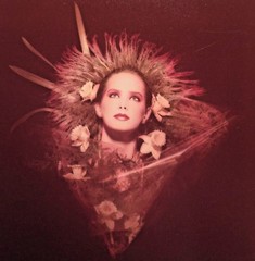 VINTAGE SURREAL MODERNIST PORTRAIT FIGURE FLOWER BOQUET PHOTOGRAPH AVANT GARDE