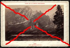 Cabinet-Photo-Weissenfelder-See-Laghi di Fusine-Alois Beer-Klagenfurth-1885-3
