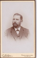 E. Röttger CDV – Man Portrait – Recklinghausen Herne 1890s